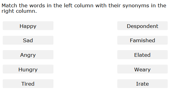 Column Match interaction